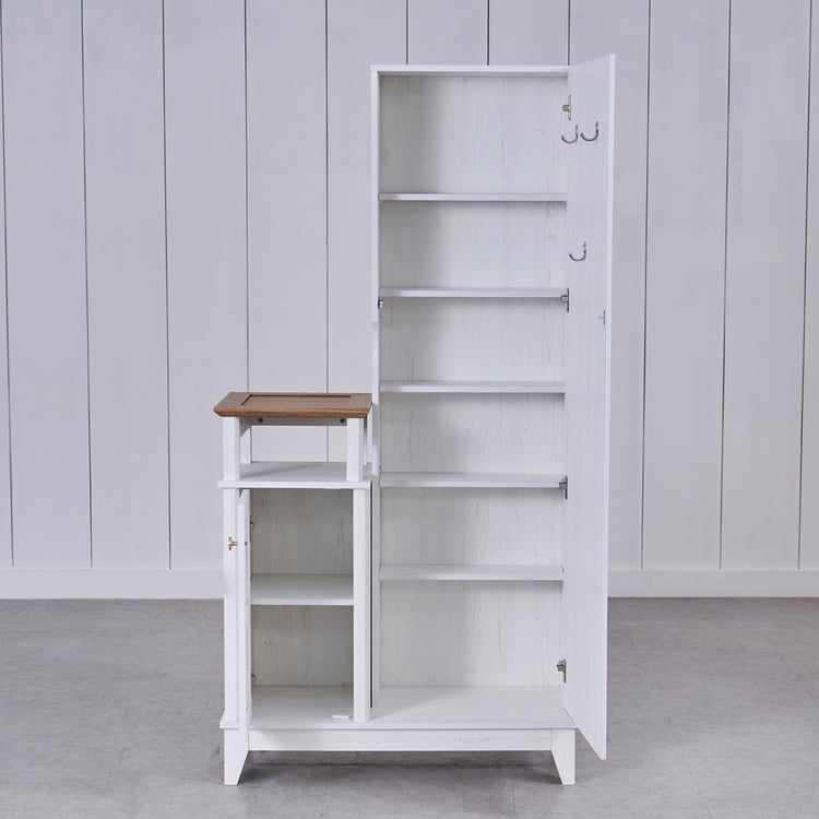 Santorini Dresser with Mirror - White