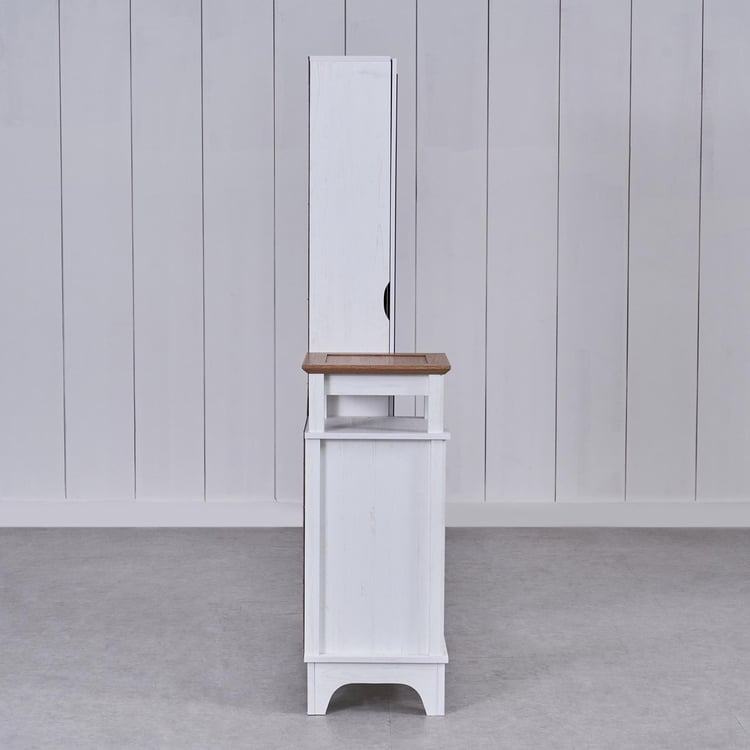 Santorini Dresser with Mirror - White