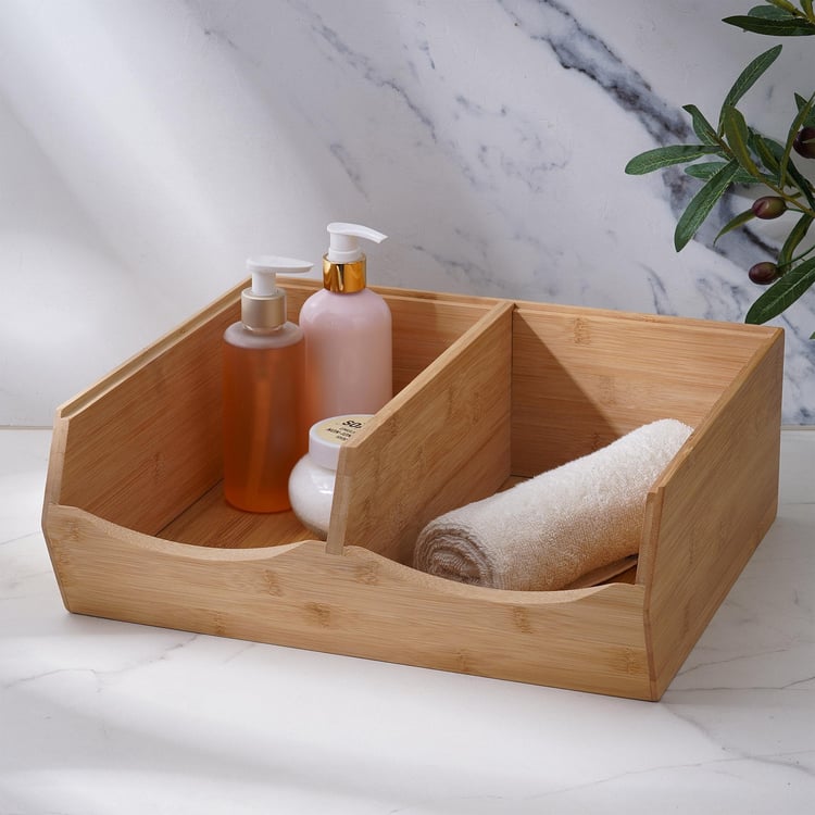 Regan Bristal Bamboo Stackable Storage Box