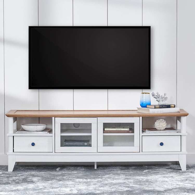 Buy Santorini TV Unit - White from Home Centre at just INR 19999.0