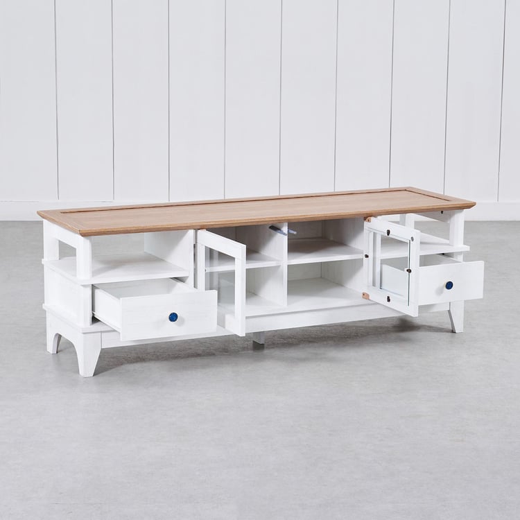 Santorini TV Unit - White