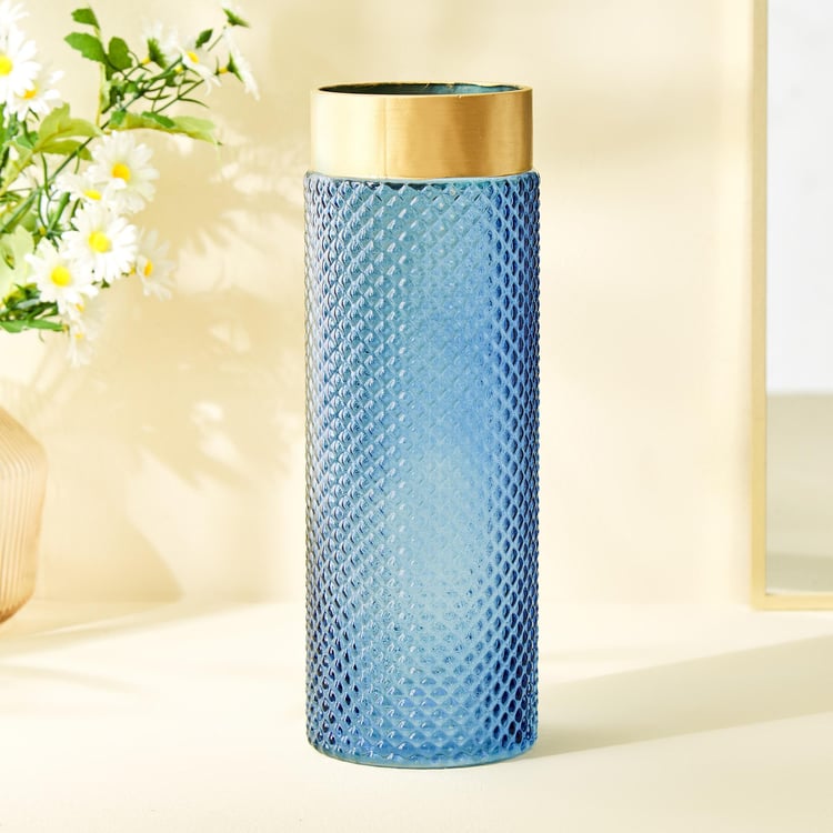 Brian Glass Cylindrical Vase