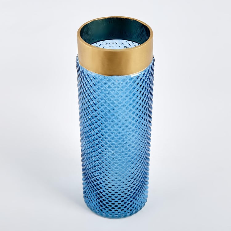 Brian Glass Cylindrical Vase