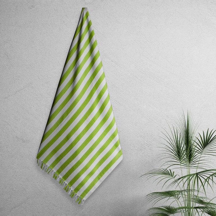 STELLAR HOME Miami Cotton Striped Bath Towel - 150x75cm