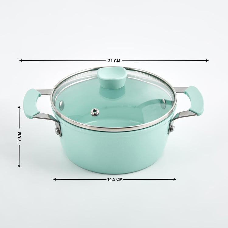 Colour Refresh Aluminium Non-Stick Mini Casserole with Lid - 800ml