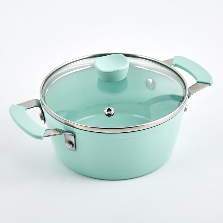 Colour Refresh Aluminium Non-Stick Mini Casserole with Lid - 800ml