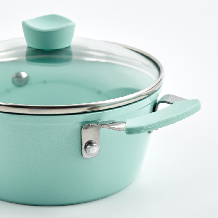 Colour Refresh Aluminium Non-Stick Mini Casserole with Lid - 800ml