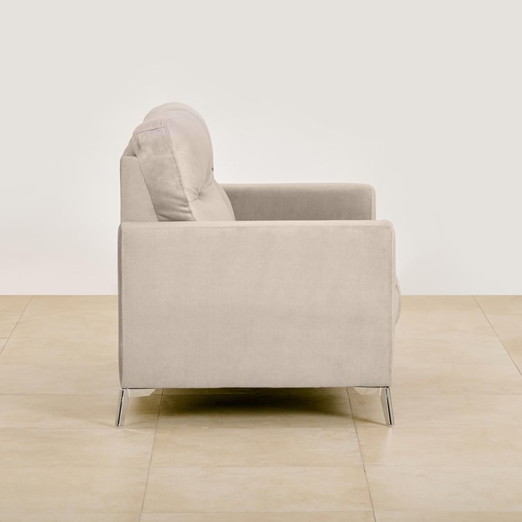 Helios Vive Fabric 2-Seater Sofa - Beige