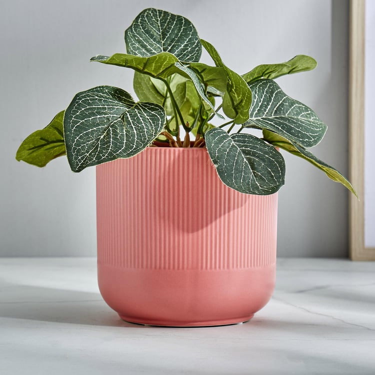 Gloria Ceramic Ribbed Planter