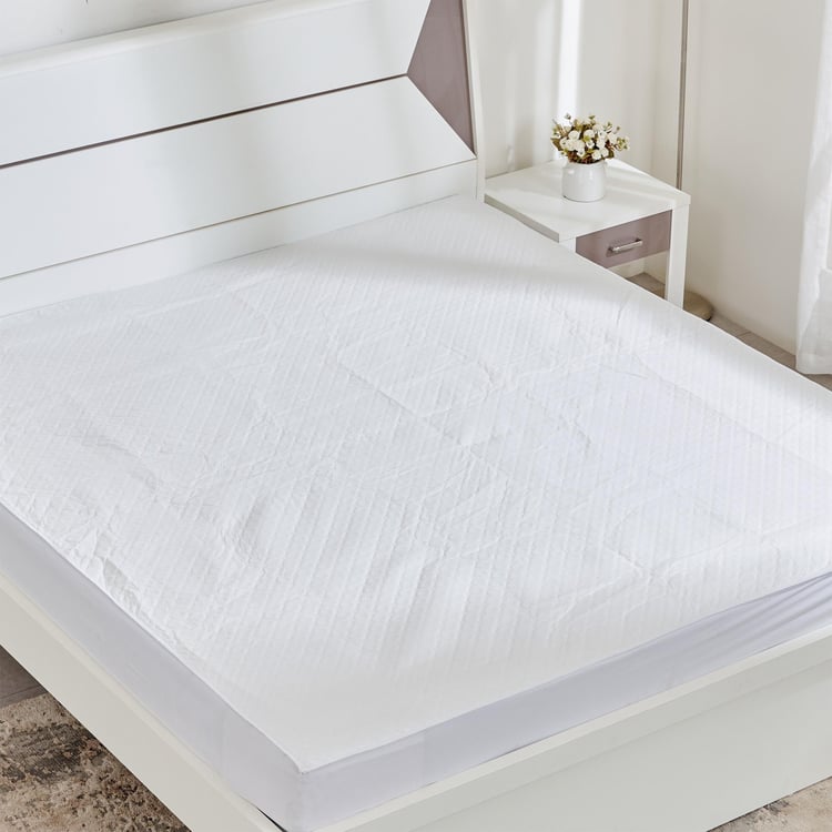 Buy Bombora Quilted Queen Mattress Protector from Home Centre at just