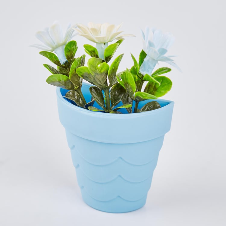 Lets Garden Artificial Flowers with Magnet Planter