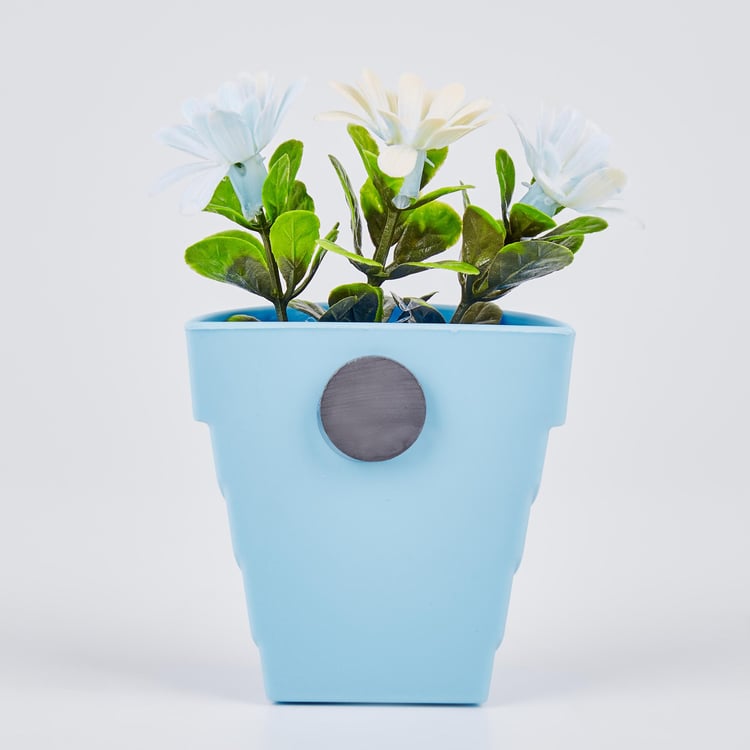 Lets Garden Artificial Flowers with Magnet Planter