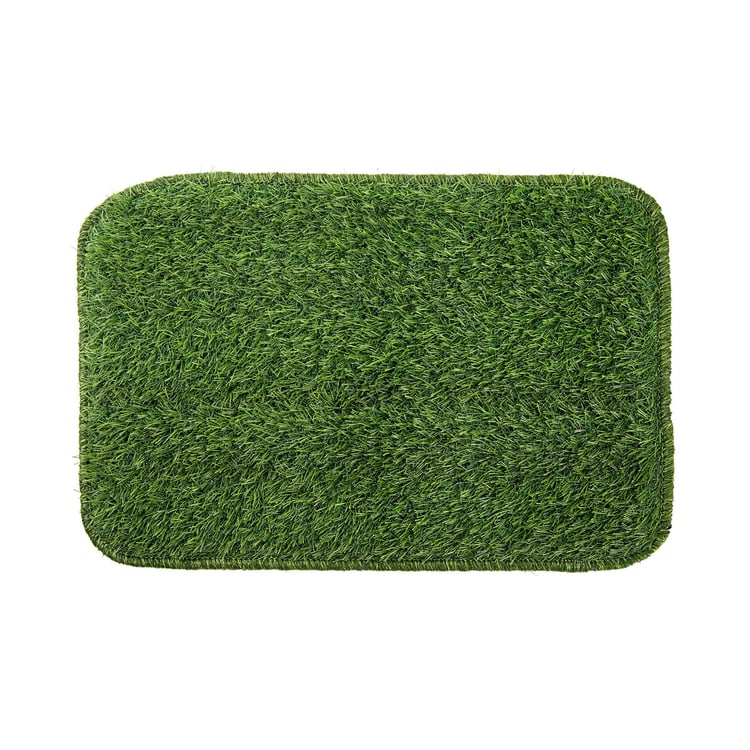 Regalia Polypropylene Tufted Grass Door Mat - 57x37cm