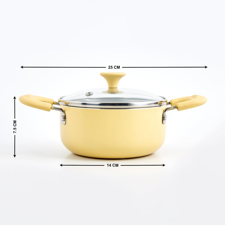 Colour Refresh Seriibia Aluminium Non-Stick Mini Casserole with Lid - 800ml