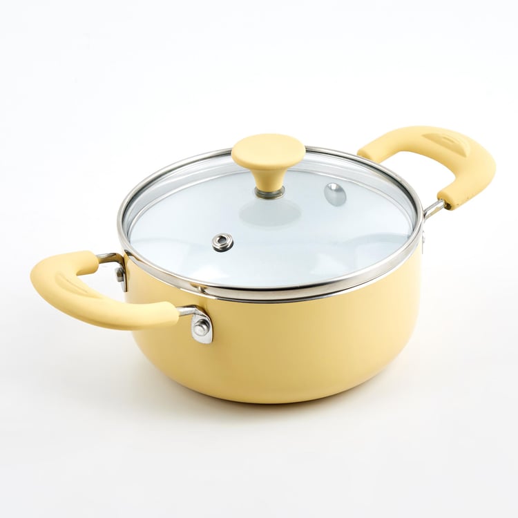 Colour Refresh Seriibia Aluminium Non-Stick Mini Casserole with Lid - 800ml