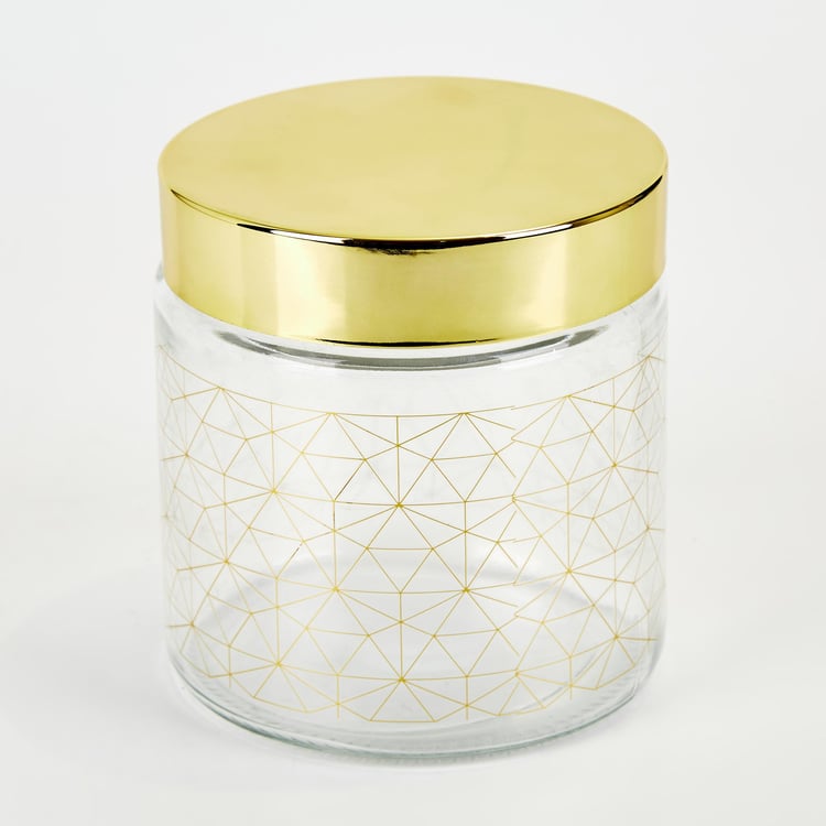 Travis Devon Set of 3 Glass Canisters with Lid - 850ml
