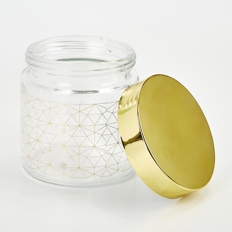 Travis Devon Set of 3 Glass Canisters with Lid - 850ml