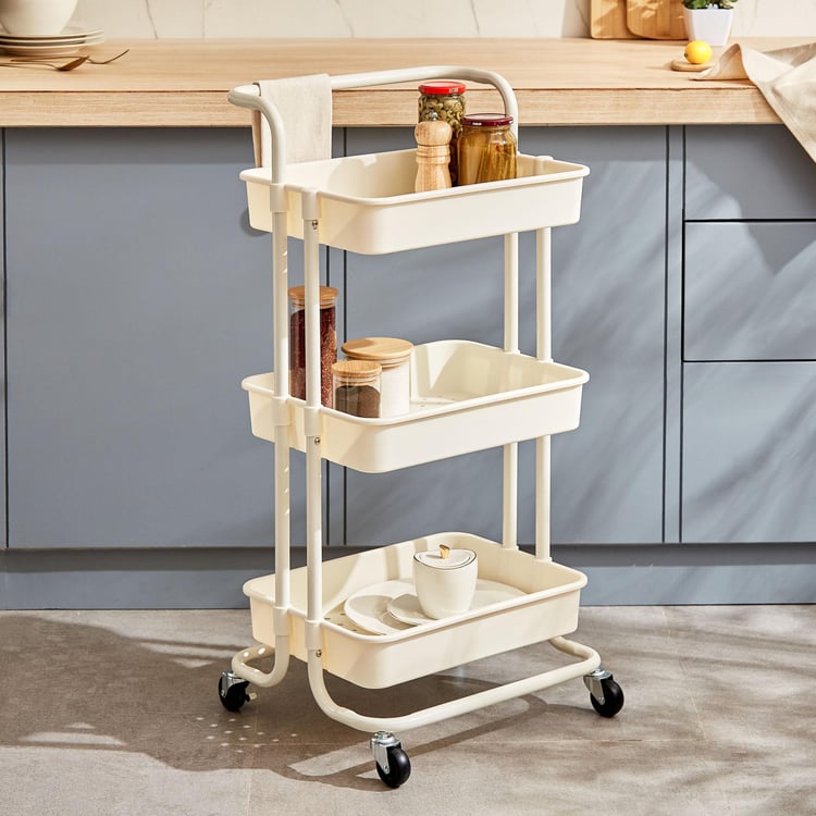 Tranzit Holland 3-Tier Trolley - White