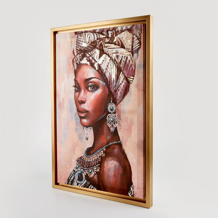 Artistry Enclave Canvas African Lady Picture Frame - 50x75cm