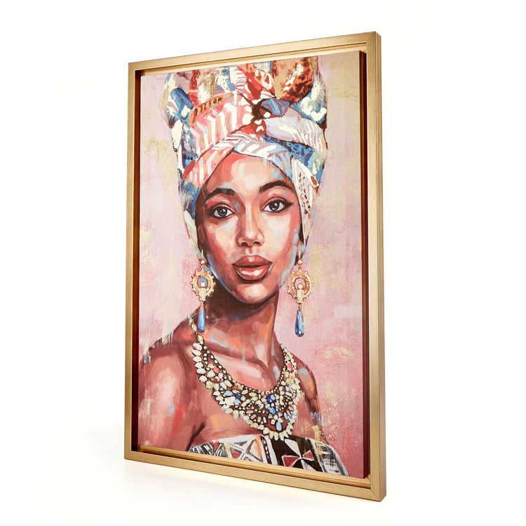 Artistry Enclave Canvas African Lady Picture Frame - 50x75cm