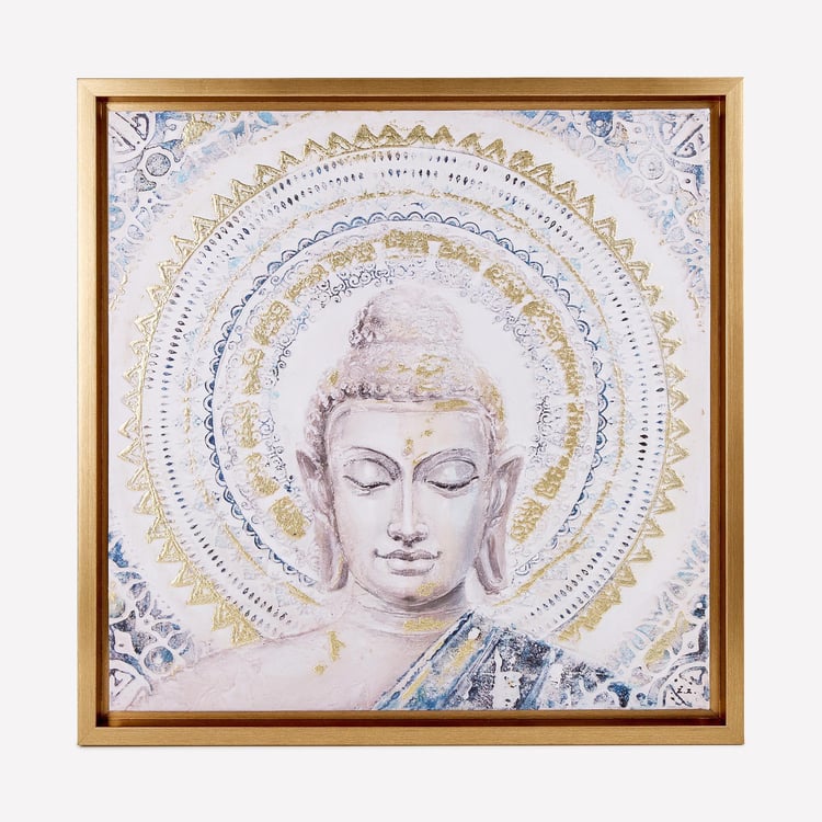 Artistry Enclave Canvas Buddha Picture Frame - 60x60cm