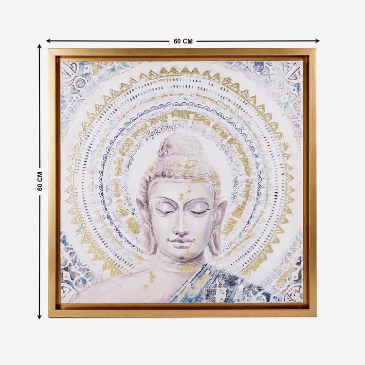 Artistry Enclave Canvas Buddha Picture Frame - 60x60cm