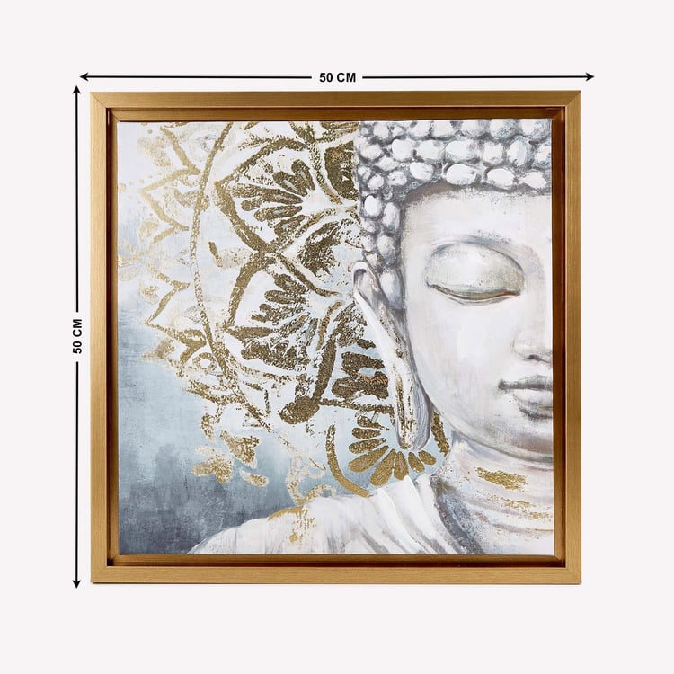 Artistry Enclave Canvas Buddha Picture Frame - 50x50cm