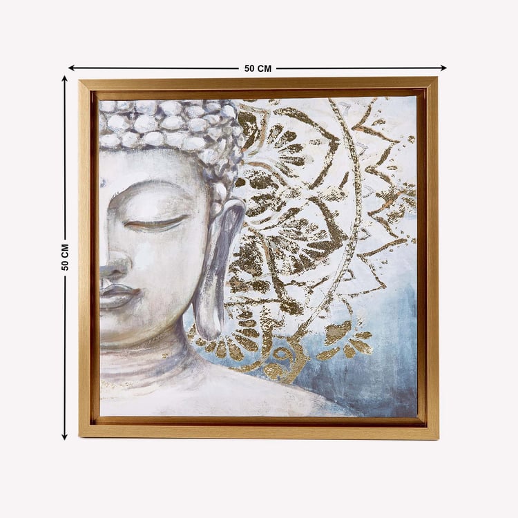 Artistry Enclave Canvas Buddha Picture Frame - 50x50cm