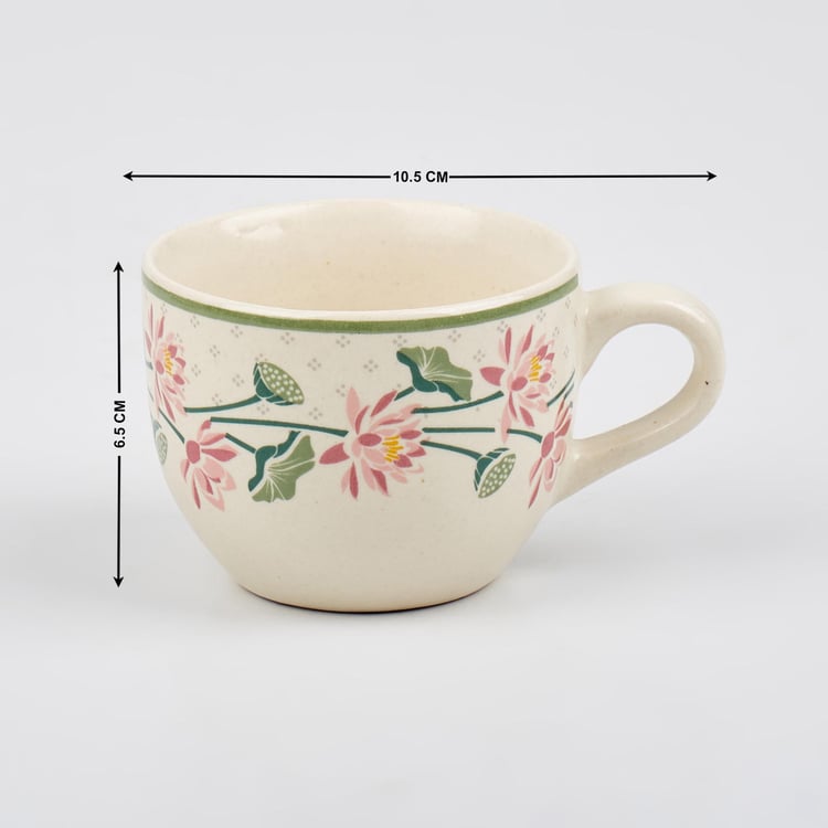 Corsica Kamal Stoneware Cup and Saucer - 180ml