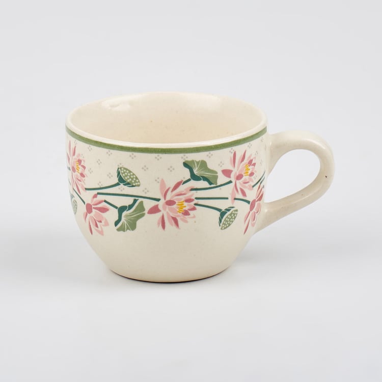 Corsica Kamal Stoneware Cup and Saucer - 180ml