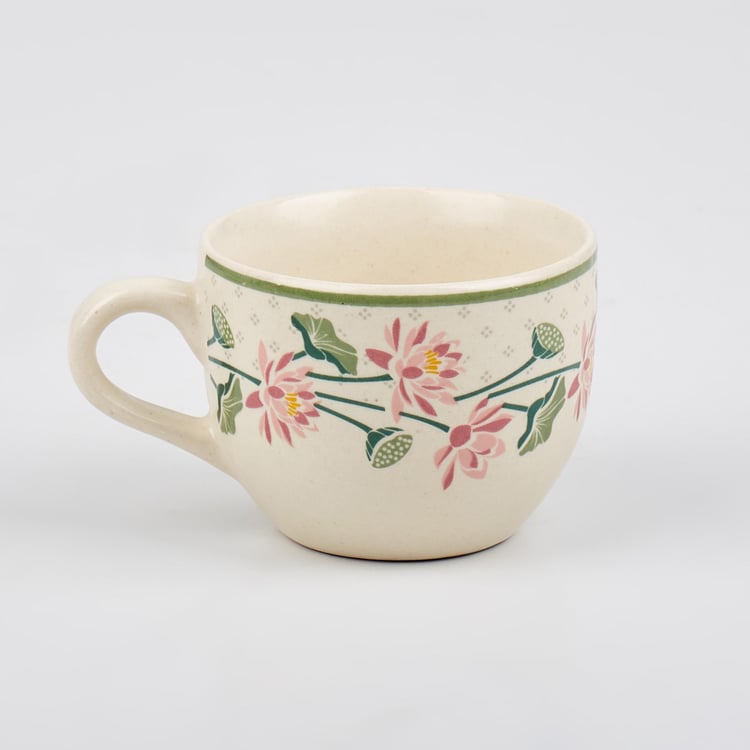 Corsica Kamal Stoneware Cup and Saucer - 180ml