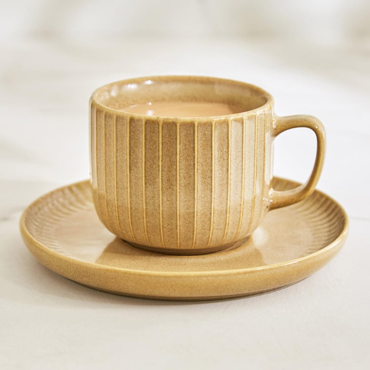 Cerradura Stoneware Cup and Saucer - 200ml