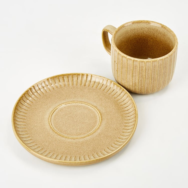 Cerradura Stoneware Cup and Saucer - 200ml