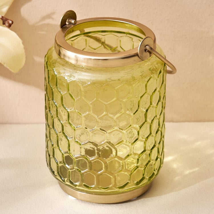 Brian Glass Honeycomb Lantern