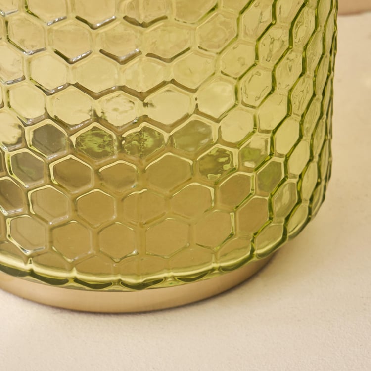 Brian Glass Honeycomb Vase