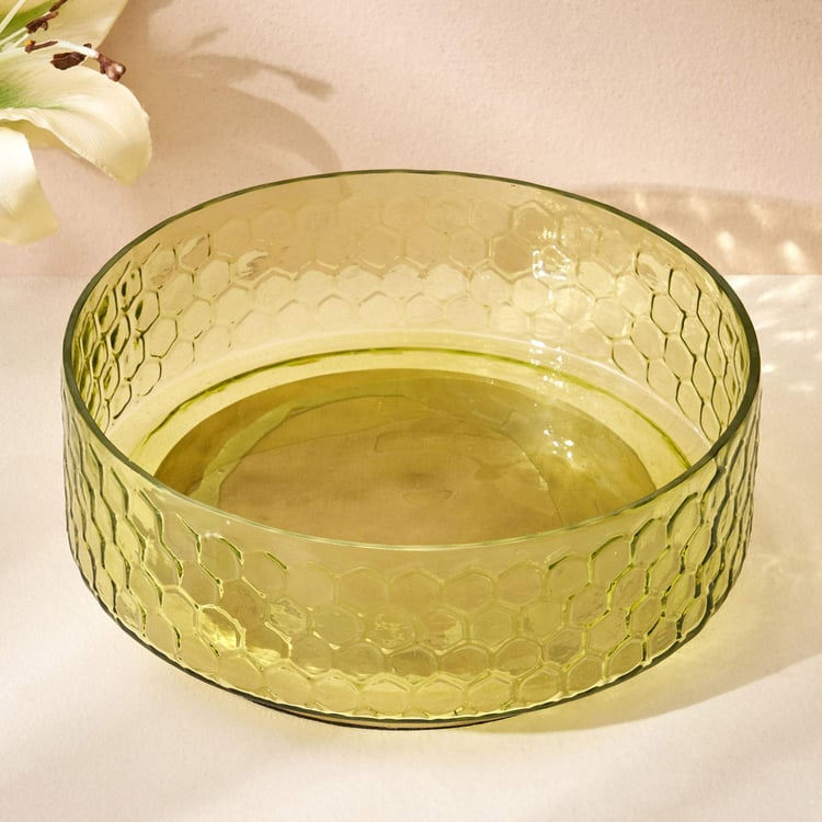 Buy Brian Glass Honeycomb Potpourri Bowl from Home Centre at just INR 999.0