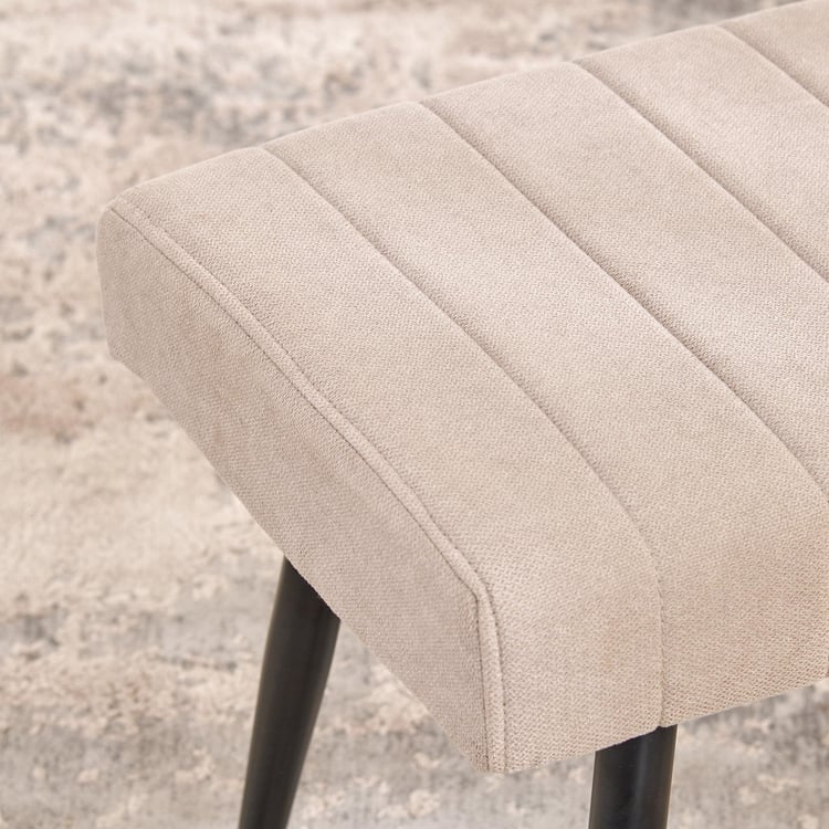 Voxen Fabric Dining Bench - Beige