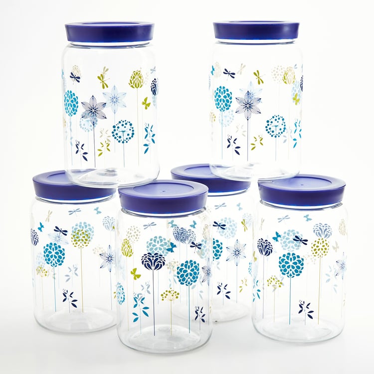 Corsica Set of 6 Storage Jar - 1.4L