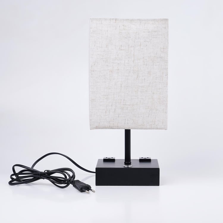 Melody Shellacs Metal Table Lamp