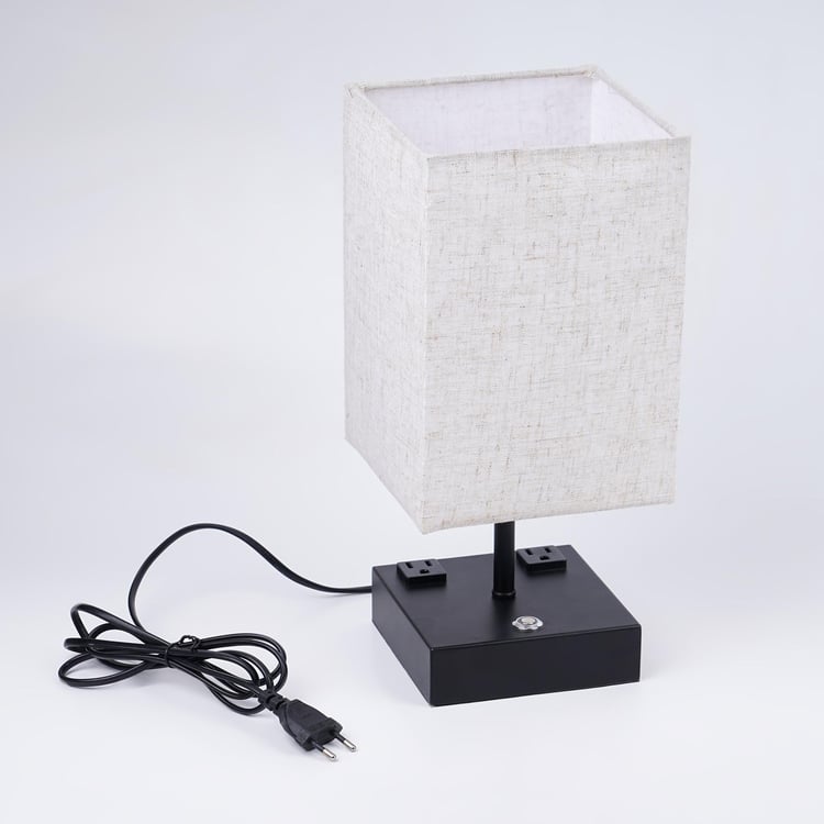 Melody Shellacs Metal Table Lamp