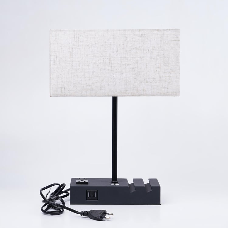 Melody Shellacs Metal Table Lamp