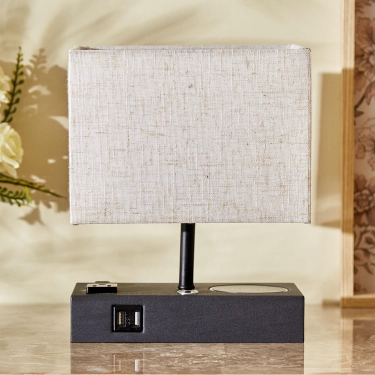 Melody Shellacs Metal Table Lamp