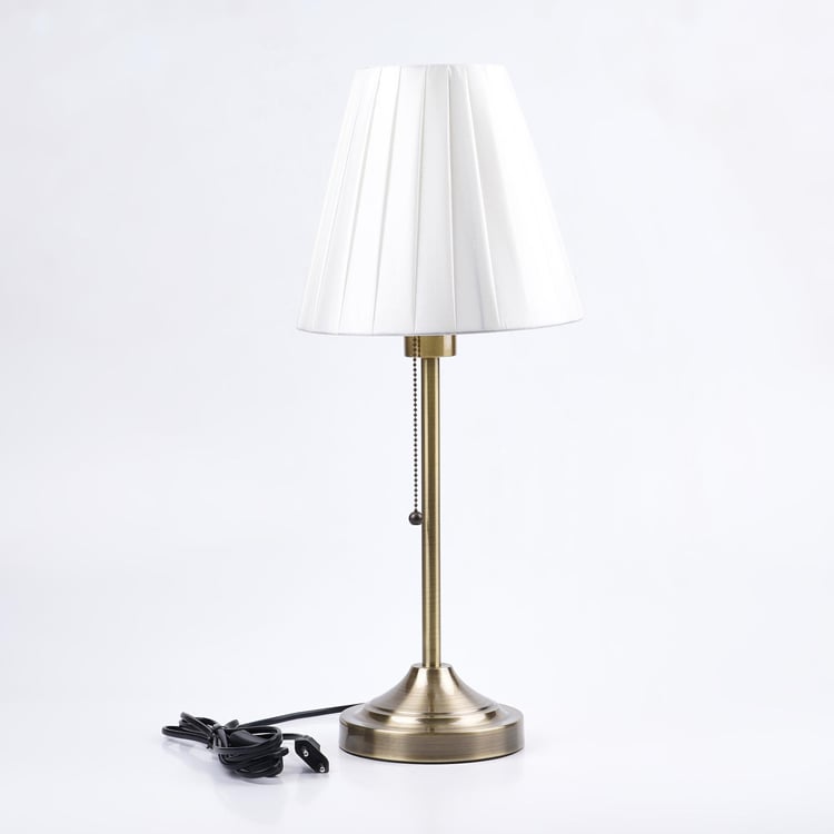 Melody Shellacs Metal Table Lamp