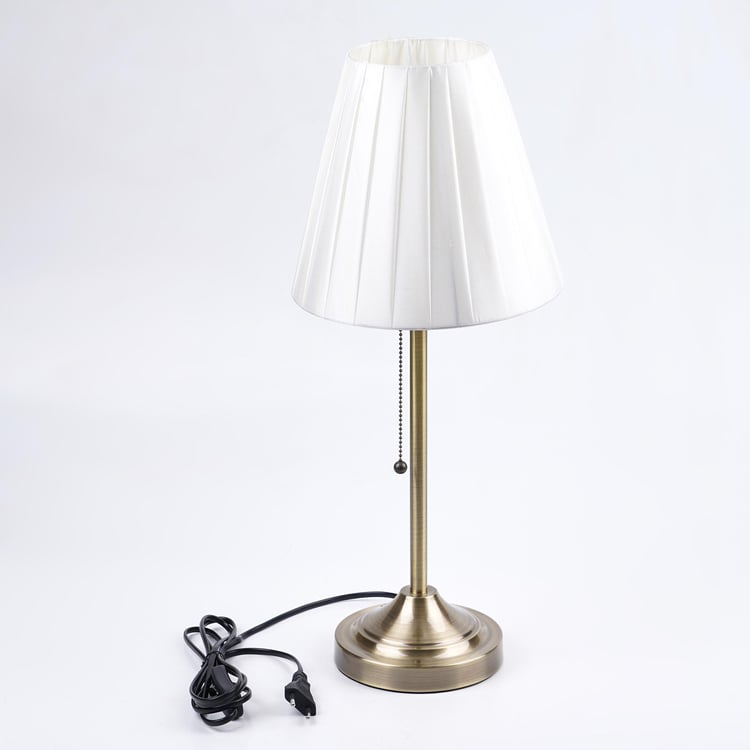 Melody Shellacs Metal Table Lamp