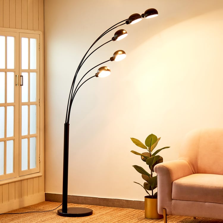 Melody Shellacs Metal Floor Lamp