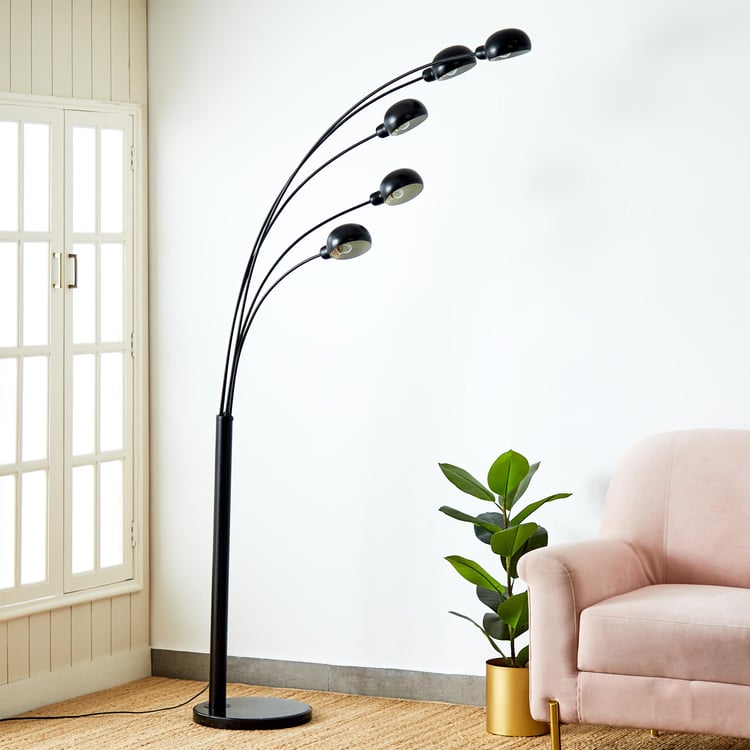 Melody Shellacs Metal Floor Lamp