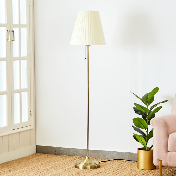 Melody Shellacs Metal Floor Lamp