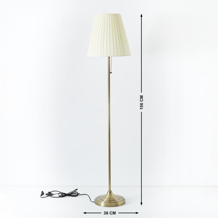 Melody Shellacs Metal Floor Lamp