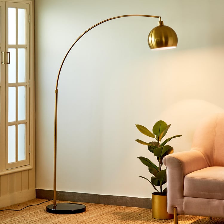 Melody Shellacs Metal Floor Lamp