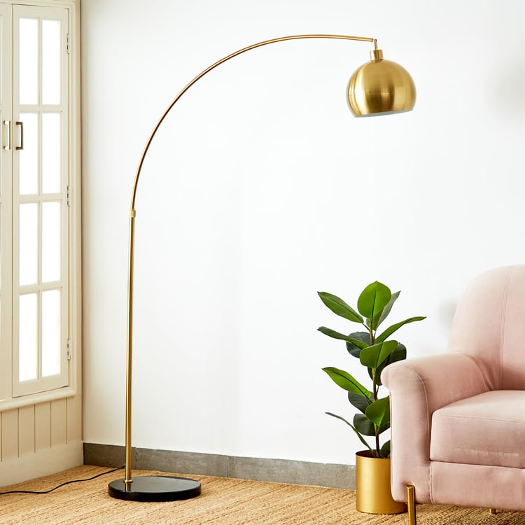 Melody Shellacs Metal Floor Lamp